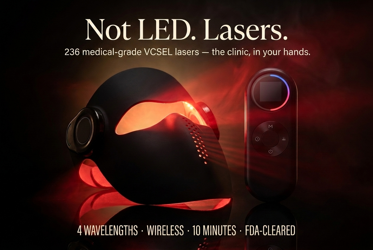 Velove LaserPro 4 — Not LED, lasers. 236 medical-grade VCSEL lasers